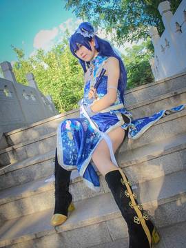 《Love Live!》园田海未觉醒旗袍 C O S P L A Y_未觉醒 (2)