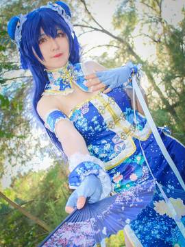 《Love Live!》园田海未觉醒旗袍 C O S P L A Y_未觉醒 (7)