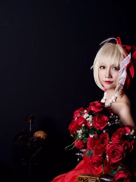 《FateExtra》SABER RED LIKE ROSES礼服 C O S P L A Y_SABER RED LIKE ROSES礼服 C O S (3)