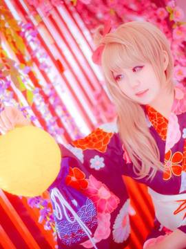 《Love Live! 》南琴梨棉花糖未觉醒和服C O S P L A Y_=Love Live！=甜甜的小鸟祝大家新年快乐~ (5)