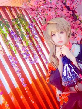 《Love Live! 》南琴梨棉花糖未觉醒和服C O S P L A Y_=Love Live！=甜甜的小鸟祝大家新年快乐~ (10)