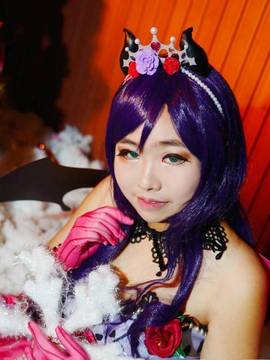 《Love Live! 》东条希小恶魔觉醒 C O S P L A Y_【姐姐头发散开了-】 (2)