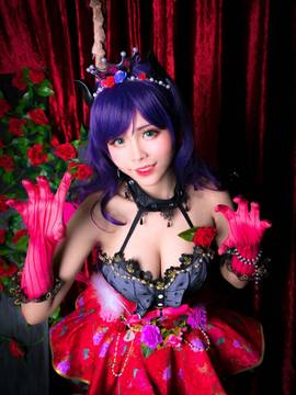 《Love Live! 》东条希小恶魔觉醒 C O S P L A Y_呐，下一个罪犯会是谁呢？ (9)
