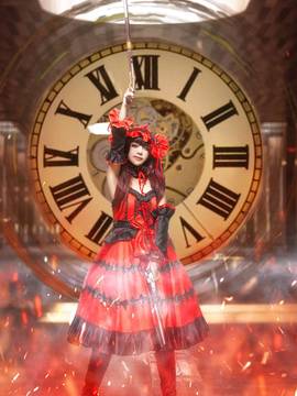 《date a live》時崎狂三 C O S P L A Y_送你块大饼！ (1)