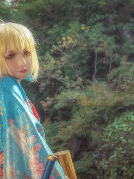 《Fate stay night》saber 和服晴着Ver C O S P L A Y_saber 和服晴着Ver (7)
