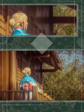 《Fate stay night》saber 和服晴着Ver C O S P L A Y_saber 和服晴着Ver (5)