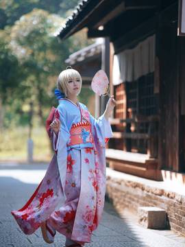 《Fate stay night》saber 和服晴着Ver C O S P L A Y_Saber 晴着和服 (10)