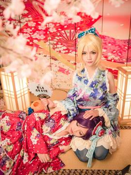 绚濑绘里夏日祭C O S P L A Y_绘希浴衣觉醒 (10)