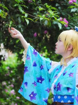 绚濑绘里夏日祭C O S P L A Y_绚濑绘里 浴衣觉醒 (4)