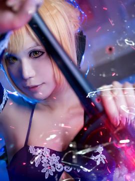Saber黑王二设C O S P L A Y_fate-黑化saber-3破 (4)