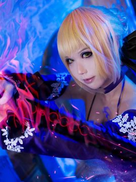 Saber黑王二设C O S P L A Y_fate-黑化saber-3破 (6)