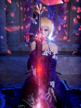 Saber黑王二设C O S P L A Y_fate-黑化saber-3破 (10)