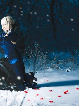 Saber黑王二设C O S P L A Y_吾王saber (6)