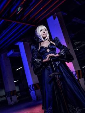 Saber黑王二设C O S P L A Y_【cos正片】Saber Alter (7)