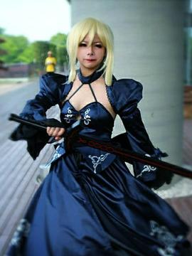 Saber黑王二设C O S P L A Y_【cos正片】Saber Alter (15)