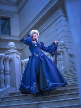 Saber黑王二设C O S P L A Y_【cos正片】Saber Alter (22)