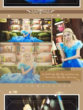 《灰姑娘仙蒂瑞拉》2015迪斯尼斯嘉丽版C O S P L A Y_图片 9
