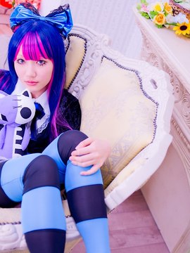 Stocking (Panty & Stocking) cosplay by Kuuya!_094