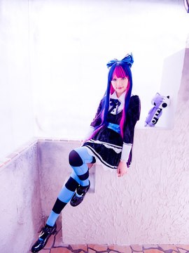 Stocking (Panty & Stocking) cosplay by Kuuya!_109
