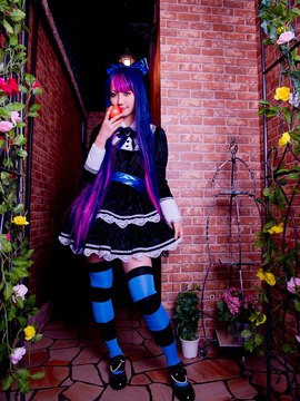 Stocking (Panty & Stocking) cosplay by Kuuya!_173