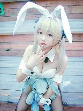 《缘之空》春日野穹兔女郎出没COS_穹妹兔女郎 (9)