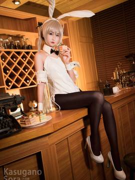 《缘之空》春日野穹兔女郎出没COS_穹妹兔女郎 (23)