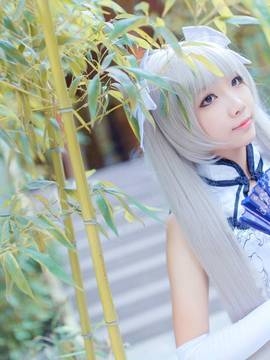 《缘之空》穹妹旗袍COSPLAY_缘之空❤春日野穹旗袍ver (11)