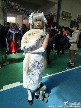《缘之空》穹妹旗袍COSPLAY_揭阳fs场照 (8)
