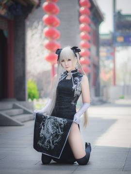 《缘之空》穹妹旗袍COSPLAY_穹妹旗袍的场照~ (7)