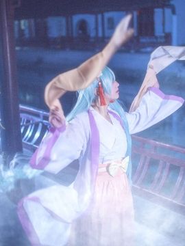 《VOCALOID》初音未来中秋明月C O S P L A Y_【中秋初音】今夜月明 (5)
