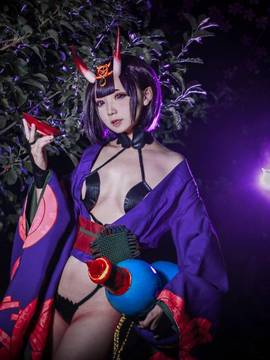 《Fate Grand Ordert》千红万紫・神力鬼毒酒吞童子 C O S P L A Y_FGO酒吞童子「一杯やろかマスター。」 (2)
