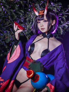 《Fate Grand Ordert》千红万紫・神力鬼毒酒吞童子 C O S P L A Y_FGO酒吞童子「一杯やろかマスター。」 (3)