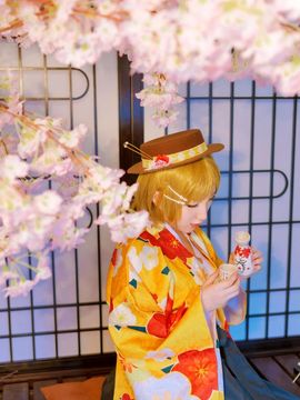 《LoveLive!》大正未觉醒花阳 C O S P L A Y_大正未觉醒花阳 C O S (15)