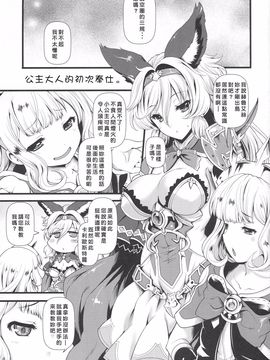 [鶯屋 (鶯神楽)] ひめさまはじめてのご奉仕 (グランブルーファンタジー) [斯巴達700棒槌漢化]_004
