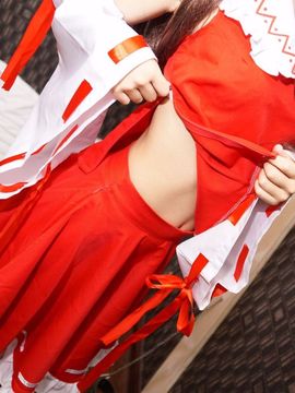 【MAFUYU系列】蘿莉神楽板 真冬 COS Reimu貓娘_049