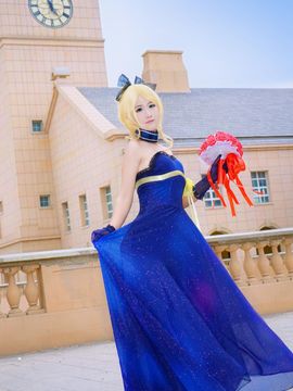 《Love Live!》绚濑绘理的生日宴会礼服C O S P L A Y_「呐，你也来给绘里庆生吧~」绘里同人生日礼服 (2)