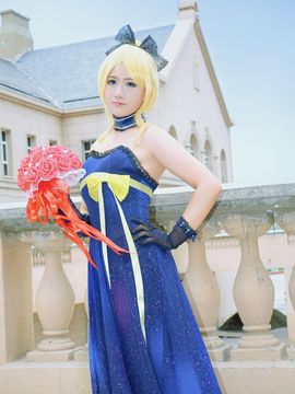 《Love Live!》绚濑绘理的生日宴会礼服C O S P L A Y_「呐，你也来给绘里庆生吧~」绘里同人生日礼服 (7)