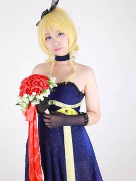 《Love Live!》绚濑绘理的生日宴会礼服C O S P L A Y_绘里同人生日礼服 (2)
