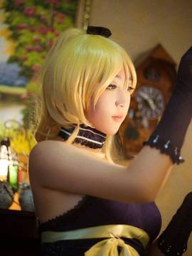 《Love Live!》绚濑绘理的生日宴会礼服C O S P L A Y_#关注点赞转发#LL绘里生日贺卡 (1)