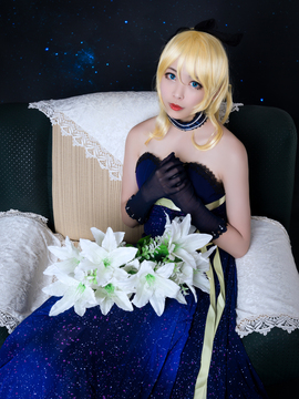 《Love Live!》绚濑绘理的生日宴会礼服C O S P L A Y_绚濑绘里同人礼服 (1)