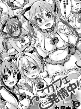 [丸居まる] ねこカフェ発情中! (COMIC アンスリウム 2016年7月號) [哈尼喵漢化組]_002
