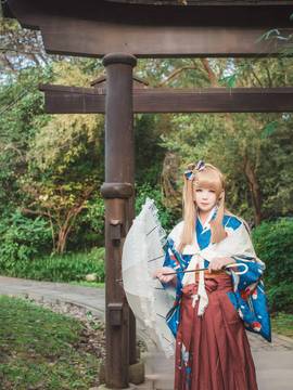 《Love Live》大正和服未觉醒南小鸟 C O S P L A Y_LoveLive!学园偶像祭-南 ことり 大正浪漫未觉醒 (5)