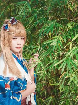 《Love Live》大正和服未觉醒南小鸟 C O S P L A Y_LoveLive!学园偶像祭-南 ことり 大正浪漫未觉醒 (6)