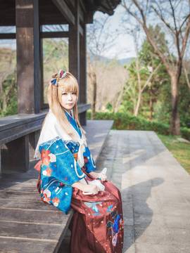 《Love Live》大正和服未觉醒南小鸟 C O S P L A Y_LoveLive!学园偶像祭-南 ことり 大正浪漫未觉醒 (7)