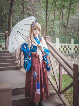 《Love Live》大正和服未觉醒南小鸟 C O S P L A Y_LoveLive!学园偶像祭-南 ことり 大正浪漫未觉醒 (8)