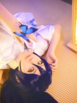 《lovelive！》海未浴衣C O S P L A Y_园田海未 (1)
