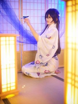 《lovelive！》海未浴衣C O S P L A Y_园田海未 (2)