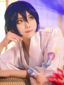 《lovelive！》海未浴衣C O S P L A Y_园田海未 (6)