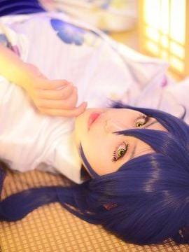 《lovelive！》海未浴衣C O S P L A Y_园田海未 (7)