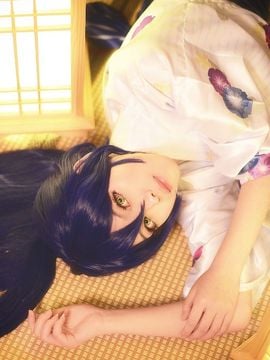 《lovelive！》海未浴衣C O S P L A Y_园田海未 (8)